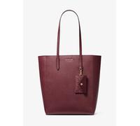 Michael kors vincent saffiano - bolso de mano con tarjetero, l, logoti