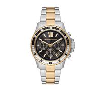 Michael Kors Watches Reloj de cuarzo Everest de mujer con correa de acero inoxidable, bicolor, 22 (Modelo: MK7209)