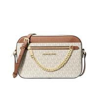 Michael Kors Women's Jet Set Item LARGE EAST WEST CHAIN Crossbody (VANILA/SOFTPINK)