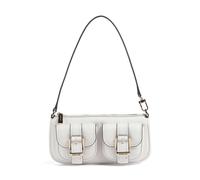 Michael Kors Zoe Bolso de hombro blanco, cuero, mujer