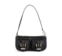 Michael Kors Zoe Small Bolso de hombro negro, fibra sintética, mujer