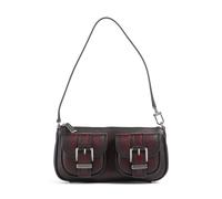 Michael Kors Zoe Small Bolso de hombro rojo oscuro, cuero, mujer