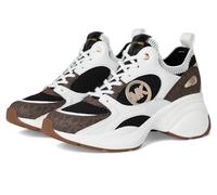 Michael Kors Zuma Knit - Tenis deportivos para mujer, Marrón Multicolor, 37 EU
