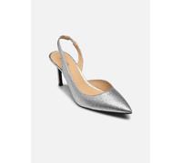 Michael Kors Alina, Heeled Shoes Mujer, Silver, 38.5 EU