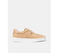 Michael Michael Kors Michael Michael Kors - Zapatillas Scotty de mujer tipo bowling bajas ante. Camel Talla 36,5