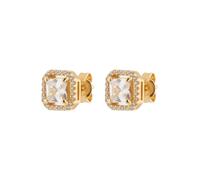 MICHAEL Michael Kors Pendientes 'BRILLIANCE' oro / transparente One Size EUR