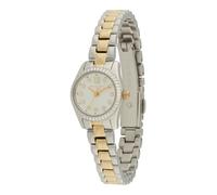 Michael Kors Reloj Lexington para Mujer, Movimiento de Cuarzo de Tres Agujas de 19 mm con Correa de Acero Inoxidable o Piel, Plata y Oro, 19 mm