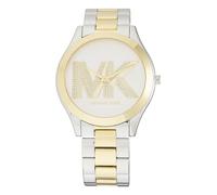 MICHAEL Michael Kors Reloj analógico 'SLIM RUNWAY' oro / plata / transparente One Size oro / plata / transparente
