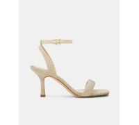 Michael Michael Kors Sandalias Carrie mujer tira strass tacón de aguja. Oro 40/9