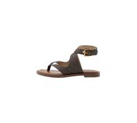 MICHAEL Michael Kors Sandalias de dedo 'IRENE' marrón / marrón oscuro 38 EUR