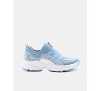 Michael Michael Kors Slip on de mujer con cierre cremallera y suela volumen. Azul 36,5