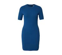 MK Minivestido de punto trenzado de jacquard con logotipo MK2000 en relieve - Azul - Michael Kors S