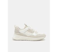 Michael Michael Kors Zapatillas Theo de mujer tipo running bajas logo. Beige 38 (7,5)