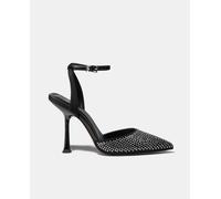 Michael Michael Kors Zapatos de salón Imani Pump de mujer destalonados puntera afilada y tacón de aguja. Negro 40/9