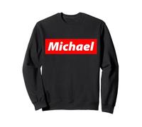 Michael Nombre Logo Mike Regalo para niños y Hombres Llamado Michael Sudadera