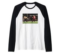 Michael Owen En Acción Liverpool Arsenal Football World Cup Camiseta Manga Raglan