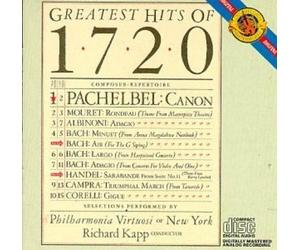 MICHAEL PRAETOR Greatest Hits of 1720 / Kapp, Philharmoni (CD) (Importación USA)