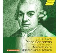 Michael Rische - C.P.E.Bach: Wq7, Wq37, Wq42 [Import]