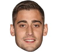 Michael Socha (Stubble) Big Head. Máscara más grande que la vida.