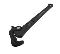 MichaelPro Llave de tubo autoajustable de 35,56 cm, llave de fontanería ajustable, diámetro de sujeción de hasta 1-7/8 pulgadas, llave de ajuste con cabezal giratorio