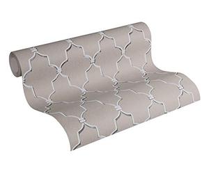 Michalsky Living Dream Again 365022 36502-2 - Papel pintado (fieltro, 10,05 x 0,53 m), color gris, beige y negro