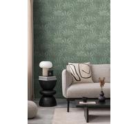 Livingwalls Michalsky 399841 - Papel pintado de fieltro con hojas, diseño de selva, color verde