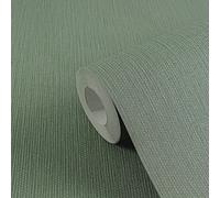 MICHALSKY Papel Tapiz Liso Con Estética Textil - Verde