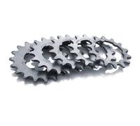 Miche 3/32 Fixed Sprockets with Carrier Track Sprocket, Silver, 16t