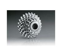 Miche - Cassette Primato 10v para bicicleta de montaña y carretera, compatible con Shimano, piñón CNC térmicamente tratado en acero cromado opaco, tuerca madre de acero cromado, aro espaciador