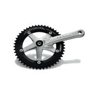 Miche Men's Primato Advanced Track Chainset, Black, 165mm/48T 172mm/50-144 Black