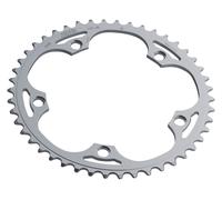 Miche Unisex's Primato Track Chainring, Silver, 46T