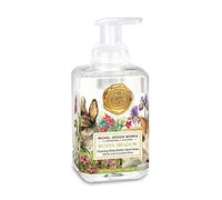 Michel Design Works Jabón espumoso para manos Bunny Meadow FOA382, 530 ml, con manteca de karité y aloe vera, 17,8 onzas líquidas