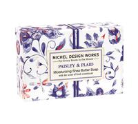Michel Design Works Paisley & Plaid Boxed Single Soap (816373)