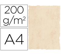 Michel Dina4 Papel Pergamino 200 Gr Color Beige Mármol (25 Hojas)