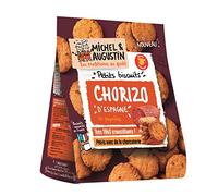 Michel et Augustin Chorizo - Galletas para aperitivos (90 g, 12 bolsas)