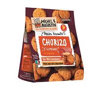 Michel et Augustin Galletas de mantequilla, salados, aperitivos, embutidos chorizo, 90 g