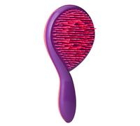 Michel Mercier The Girlie Detangle Brush - Painless Detangling Brush - Easy Grip Hair Brush Design - Thick and Curly Hair - Pink-Purple - 1 pc
