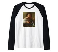 Michelangelo da Caravaggio Art - Mordido por un Lagarto Camiseta Manga Raglan