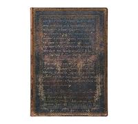Paperblanks Michelangelo, Handwriting Embellished Manuscripts Collection Softcover Flexi MIDI Lined Elastic Band Closure 176 Pg 100 GSM