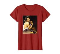 Michelangelo Merisi da Caravaggio - El Joven Baco 2 Camiseta, Mujer, Arándano, M