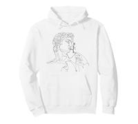 Michelangelo Primer Hombre Esquema Gráfico Arte Moderno PAPL059 Sudadera con Capucha