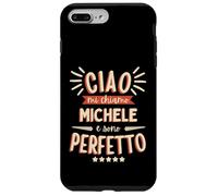 Michele Idea Regalo Personalizzata Nome Divertente Carcasa para iPhone 7 Plus/8 Plus