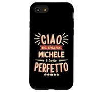 Michele Idea Regalo Personalizzata Nome Divertente Carcasa para iPhone SE (2020) / 7/8