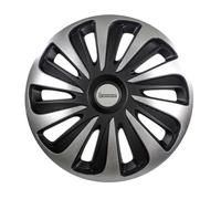 MICHELIN 009122 4 Tapacubos de Coche, 3D Black Edition, 15 pulgadas