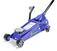 MICHELIN 009554 - Gato hidráulico 3T de elevación rápida - Altura 145-490 mm - Direct Twist System - Ideal SUV, 4x4, Autocaravana, utilidades - Brazo Largo 100 cm con protección de Goma, Ruedas