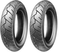 MICHELIN 100/80-10 53L S1 TL/TT F/R (Paquete de 2)