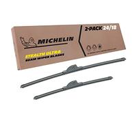 Michelin 19-2418SUBA Stealth Ultra Twin Pack 24 & 18 inch Wiper Blade Fits Select Chevrolet, Nissan, Mazda, Toyota, Kia, Hyundai, Subaru, Jeep, GMC, Buick; Model Years (2 Pack)