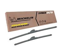 Michelin 19-2419SUBA Stealth Ultra Twin Pack 24 &19 inch Wiper Blade Fits Select Volkswagen, Chevrolet, Toyota, BMW, Ford, Honda, Dodge, Mazda, Lexus, Infiniti, Model Years (2 Pack)