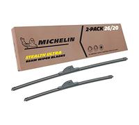 Michelin 19-2620SUBA Stealth Ultra Twin Pack 26 &20 inch Wiper Blade Fits Select Toyota, Dodge, Chrysler, ford, Volvo, BMW, Acura, Lincoln, Lexus, Hyundai, Model Years (2 Pack)