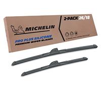 Michelin 40-2618SPBA Pro Plus Silicone Twin Pack 26 & 18 inch Wiper Blade Fits Select Toyota, Honda, Hyundai, Kia, Jeep, Chevrolet, Lexus, Nissan, Mitsubishi, Volkswagen, Model Years (2 Pack)